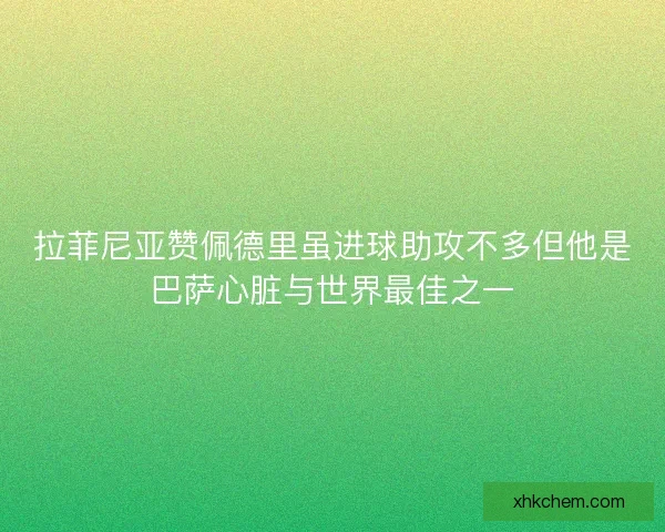 拉菲尼亚赞佩德里虽进球助攻不多但他是巴萨心脏与世界最佳之一
